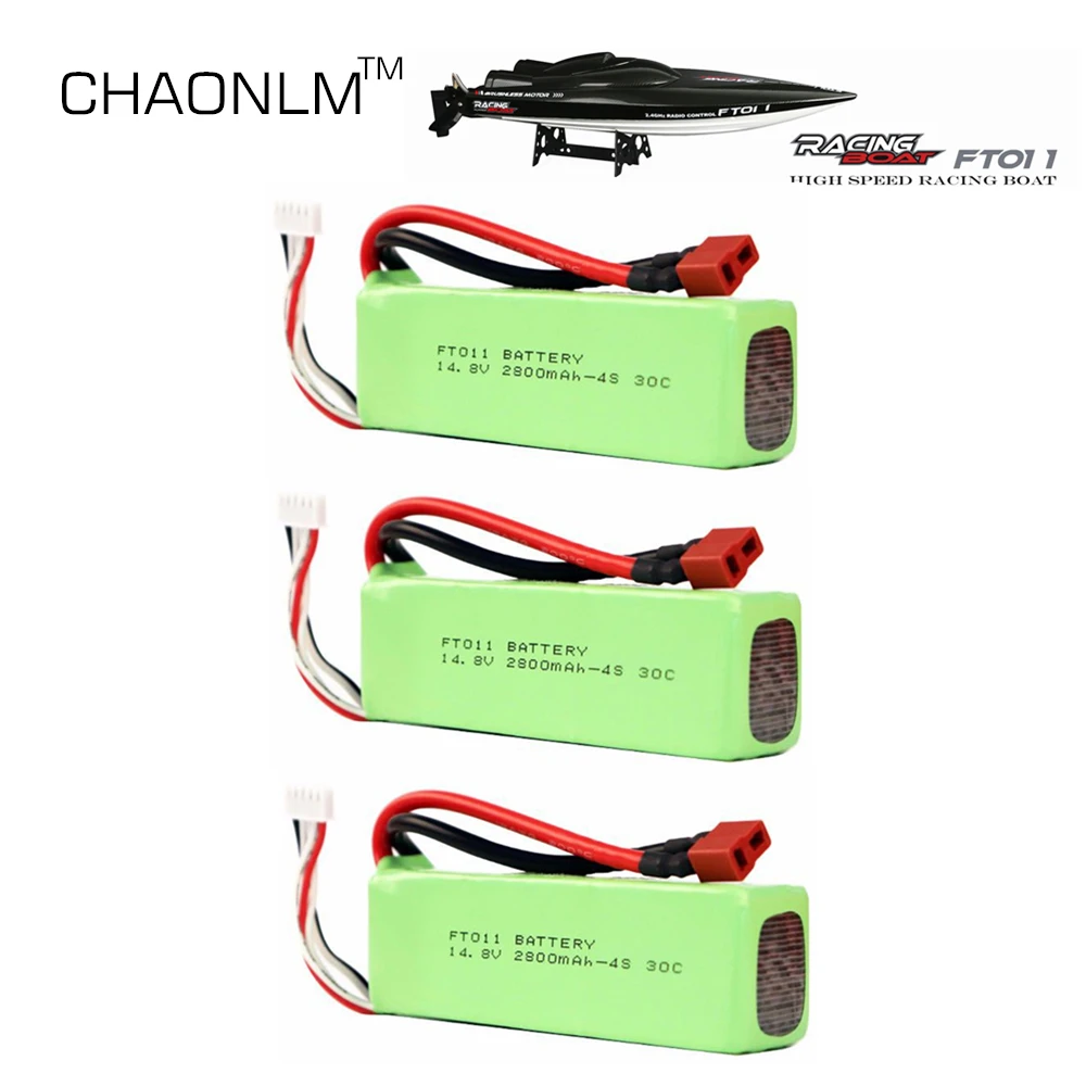 

3pcs 2800mah 14.8V BATTERY RC 4s Lipo Battery 14.8V 30C 803496-4s for FT010 FT011 RC boat RC Helicopter Airplanes Car Quadcopter