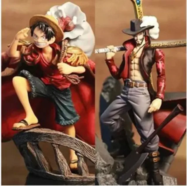 Special Offers One Piece Luffy Dracule VS Mihawk Pvc Action Figures 15CM Special Offers One Piece Luffy Dracule VS Mihawk Pvc Action Figures 15CM