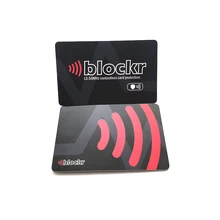 250 шт./лот,, Заказная RFID блокирующая карта, противоугонная, ПВХ, RFID блок, карта, RFID защита/NFC сигналы от кредитных карт