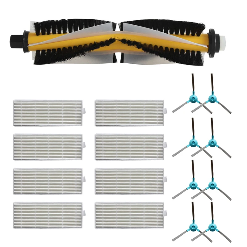 

Roll Brush Side Brushes Hepe Filters For Cecotec Conga 1390 1290 Vacuum Cleaner Parts