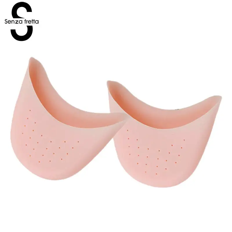 

Senza Fretta Dance Protector Insoles Half Pad Pads Silicone Gel Support Toe Ballet Shoes Covers High Heel Shoe Women LDK3725