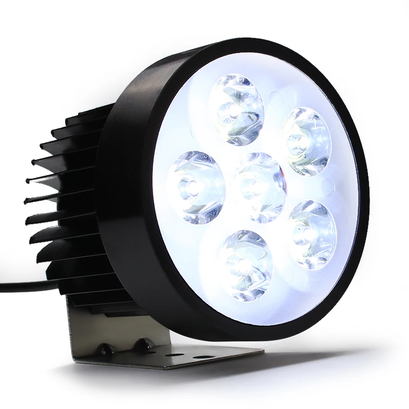 18W Bright Motorcycle Headlight 6 LED Fog font b Lamps b font Waterproof Practical Head Light
