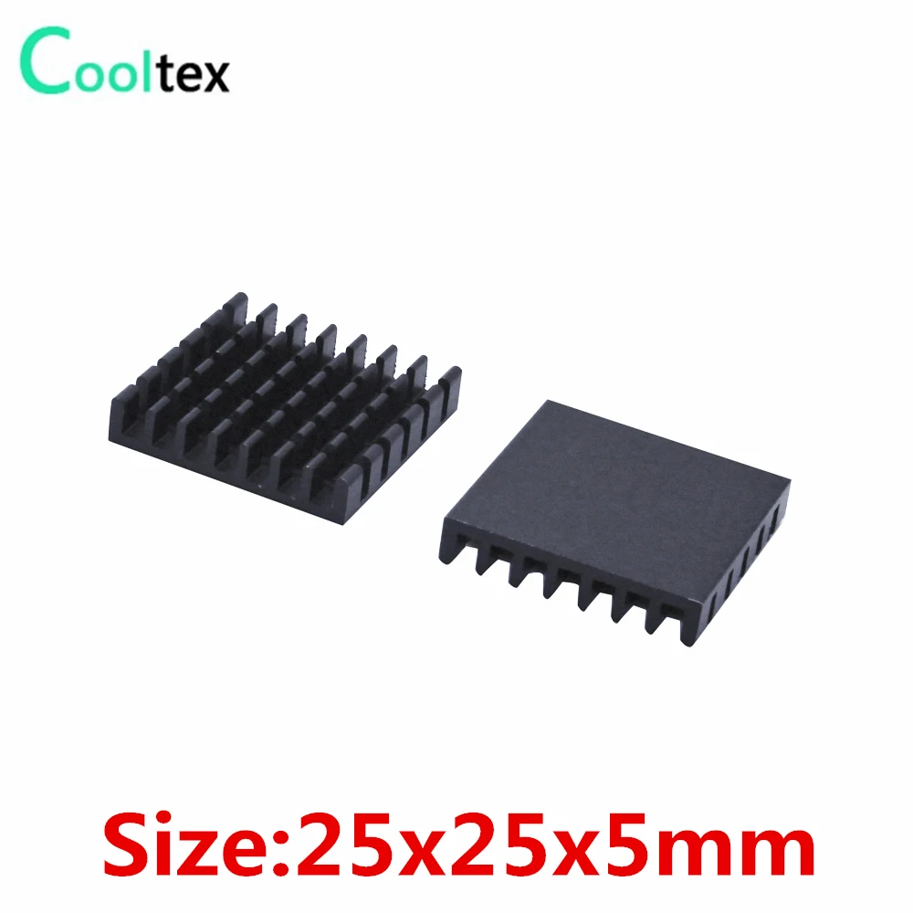 (20pcs/lot) 100% new 25x25x5mm Aluminum heatsink radiator for chip Electronic LED computer 's component heat dissipation (20pcs/lot) 100% new 25x25x5mm Aluminum heatsink radiator for chip Electronic LED computer 's component heat dissipation