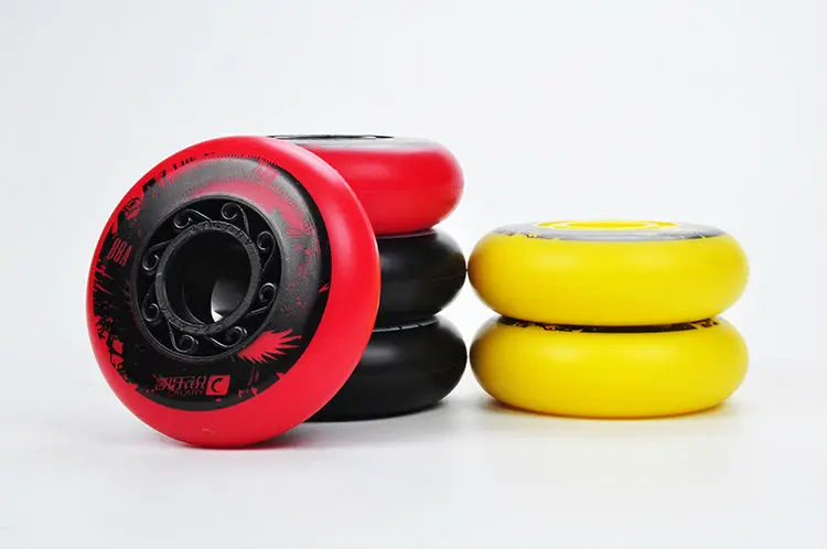 

8PCS/Set 72/76/80mm Inline Skates Wheels 88APU Roller Skate Wheels with Bearings
