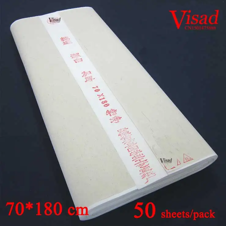 

70*180cm White Chinese Painting rice Paper Art Calligraphy Paper Raw Xuan Paper Painting darwing supplies Stationery