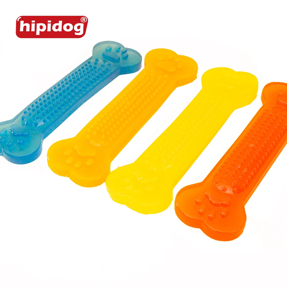 Hipidog Cute Pet Dog Puppy Cat Chewing Chew Soft Small 13cm Rubber Bone