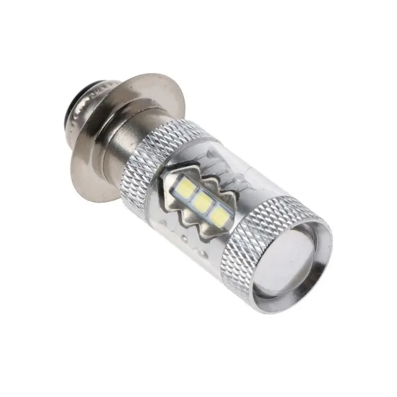 Новинка PX15D H6 80W 6500K 16 светодиодная белая фара противотуманная для мотоцикла