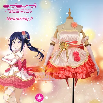 

LoveLive!SunShine!! Aqours Kanan Matsuura Dress Girls May Activity Cards Cosplay Costume Adult Women Clothing Necklace