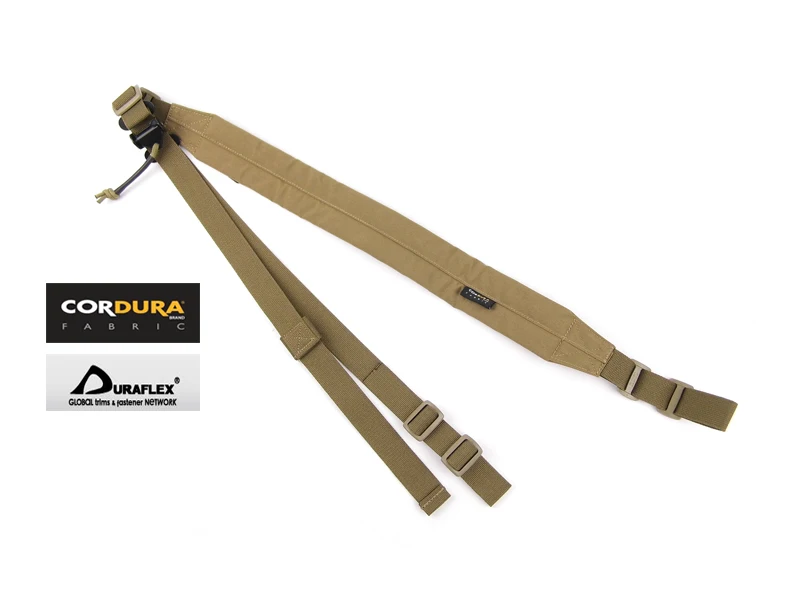 

Tactical Gear MK2 Padded Rifle Gun Sling Hunting Strap 2 Point Coyote Brown CB Quick Adjust Sling(SKU051297)