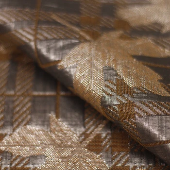 

Leaf Jacquard Dress, fashion fabric, windbreaker, dress, shorts, coat, Chinese cloth, European and American clothing.
