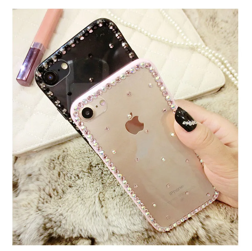 Luxury-Bling-Diamond-Clear-Case-For-iphone-X-7-8-7-8PLUS-Rubber-Girly-Luxury-TPU (4)