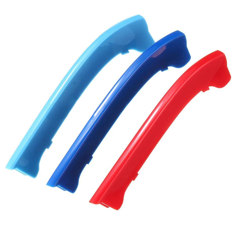 Newest  Multi-Color Car Styling Front Grille Clip Stripe Cover for B-MW E90 E91 LCI 09-12