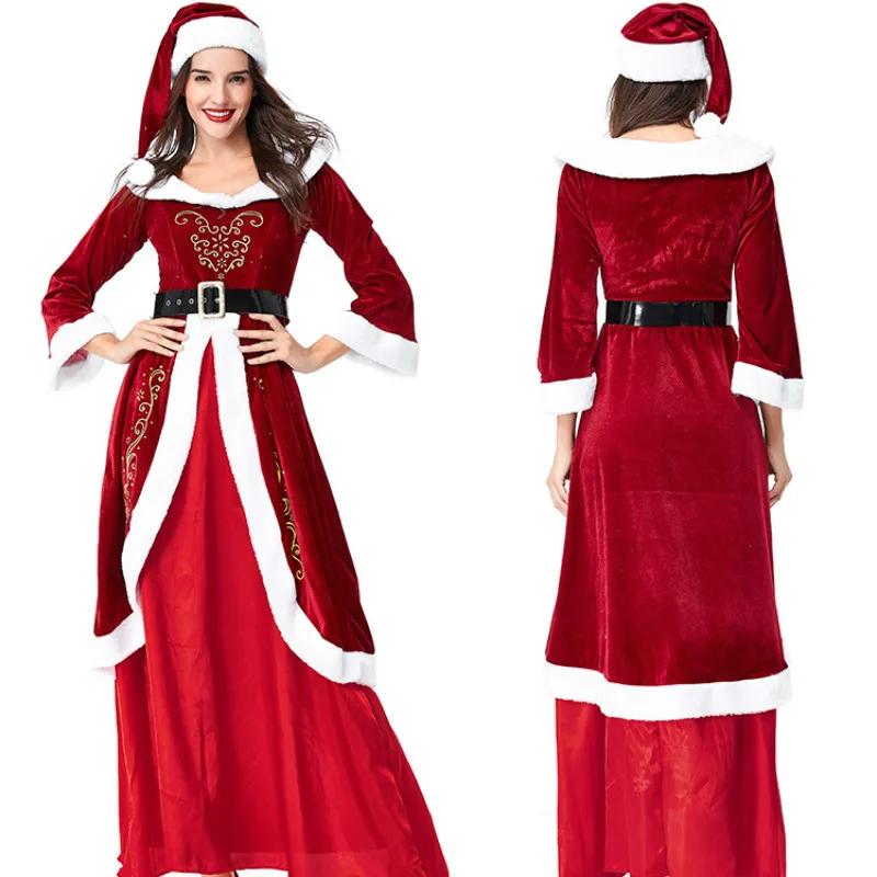 Christmas Costume Snow Maiden Costume Adult Santa Dress Santa Claus Costume Sets Christmas Costume Snow Maiden Costume Adult Santa Dress Santa Claus Costume Sets