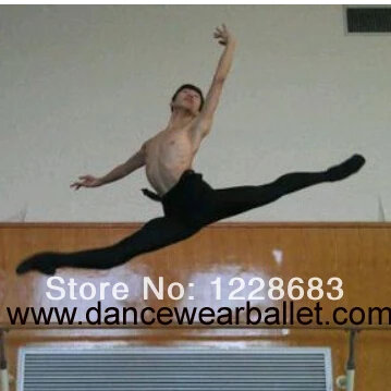 Nylon Spandex Footed Dance Ballet Tights Men