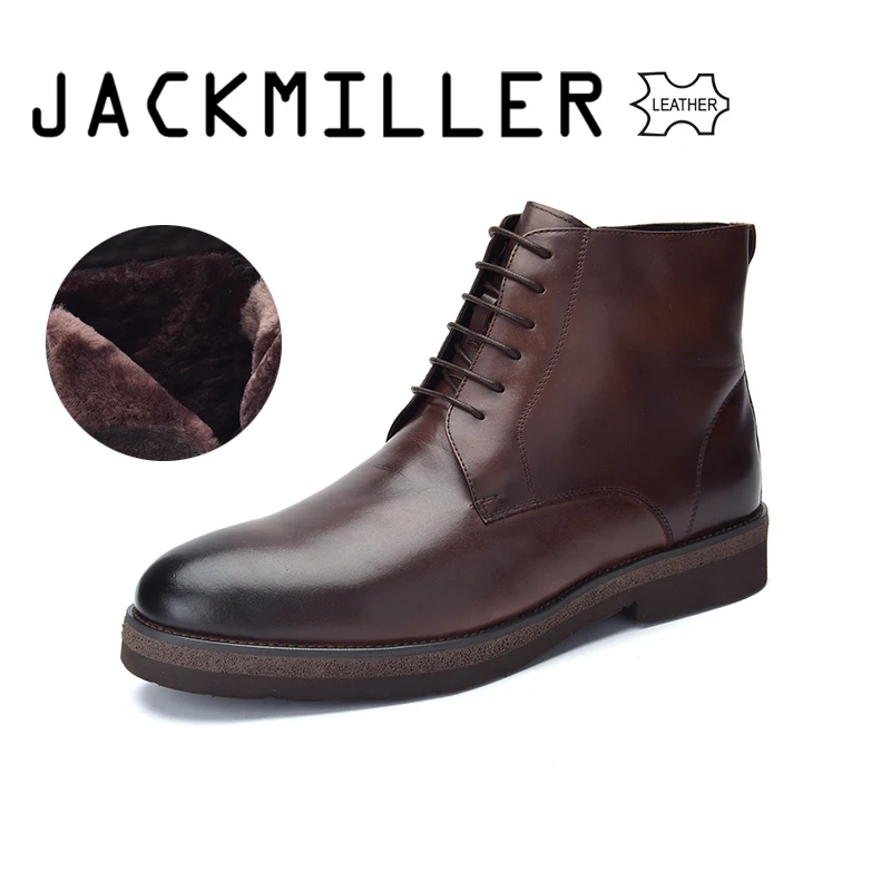 mens wool lined winter boots