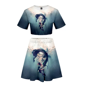 

Spirited Away Film animation Street comfortable Trend Set two-Piece Women's Fashion Summer New Women's Fashion Casual Summer