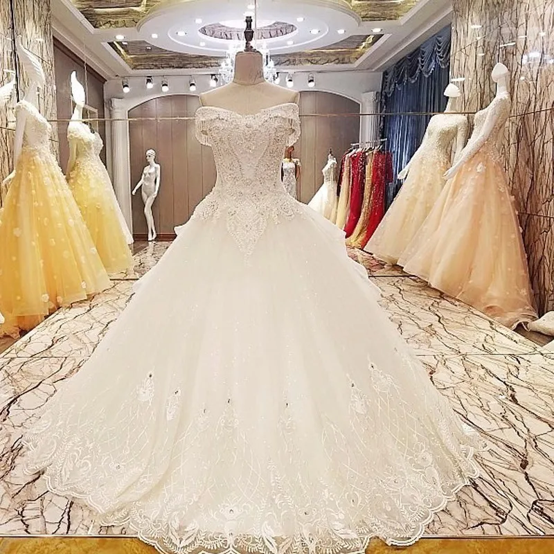 Backlake Real picture wedding dress lace up back ball gown lace wedding dresses organza vestidos de noiva Backlake Real picture wedding dress lace up back ball gown lace wedding dresses organza vestidos de noiva