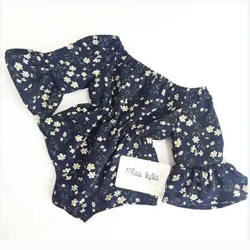 

Baby Girl Romper Floral Bodysuit Summer Clothes Outfits 0-24M