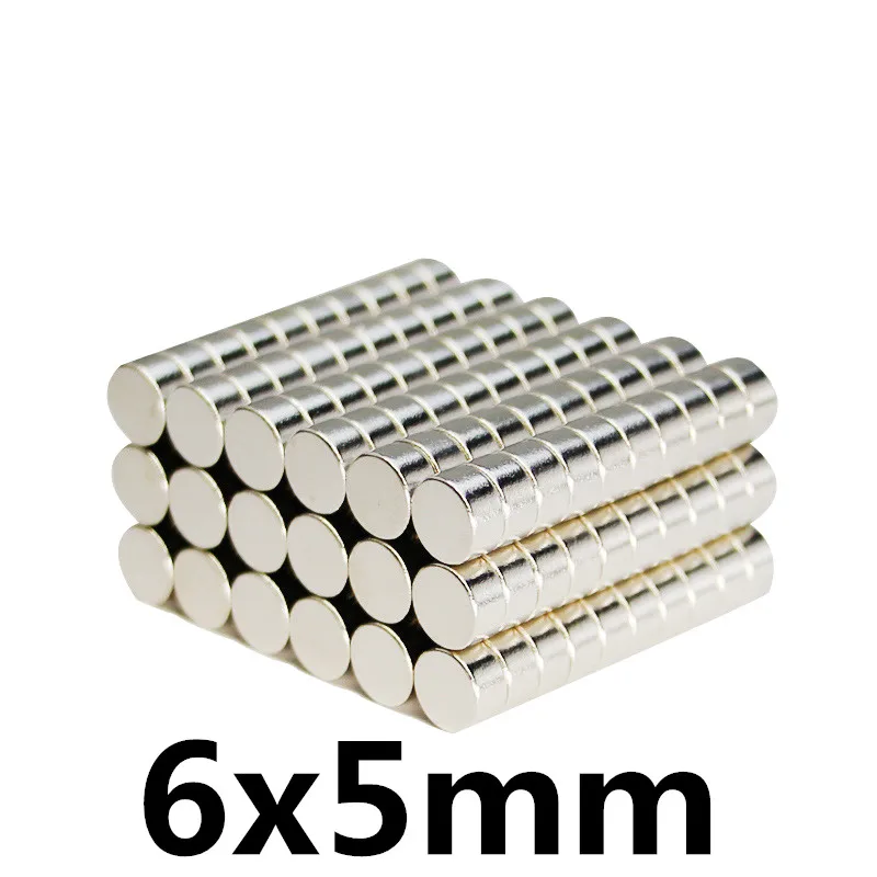 

30pcs Neodymium Disc Magnets 6x5 mm N35 Super Strong Powerful Rare Earth 6mm x 5mm Small Round Magnet