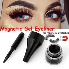 1 шт. гелевая Магнитная подводка для глаз для накладные ресницы на магнитах Smudgeproof Водонепроницаемая жидкость длительного эффекта подводка глаз косметический набор, косметика