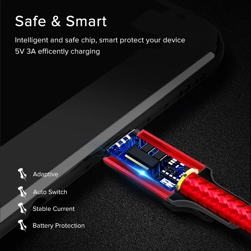 EECPT 3A Micro USB кабель для samsung S7 S6 провод для быстрого заряда данных телефон зарядное устройство кабель для Xiaomi Redmi Note 5 Pro Microusb шнур