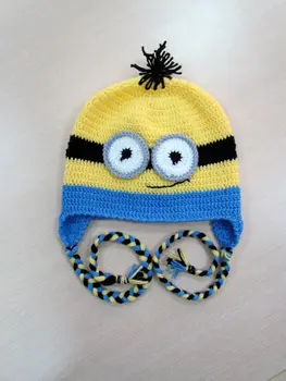 

Baby colorful girl and baby hat