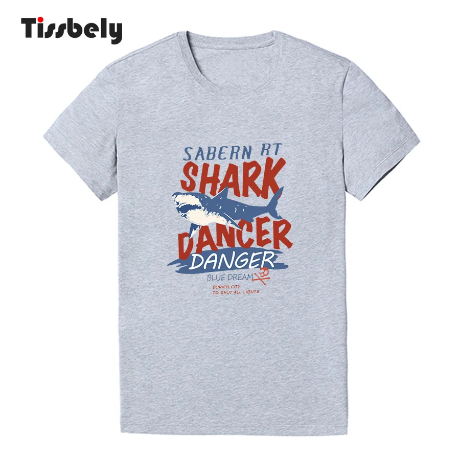 Tissbely Shark Kaos Keren Desain Gray Hitam Putih Angkatan Laut