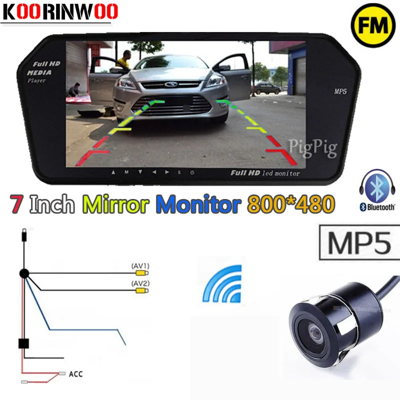 Беспроводная парковочная система Koorinwoo Bluetooth Солнцезащитный козырек