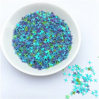 Mix LgreenBlueZi 2000 шт./упак. 4 мм Крест танцевальная одежда с блестками-звездочками; Доджи Форма PVC с блестками и пайетками рисунки на ногтях, свадебные конфетти украшения, Детские аксессуары «сделай сам» - Цвет: Mix LgreenBlueZi