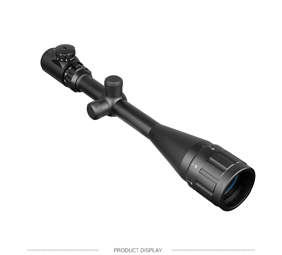 6-24x50 Aoe Riflescope Регулируемый зеленый красный точечный охотничий светильник тактический прицел оптический прицел