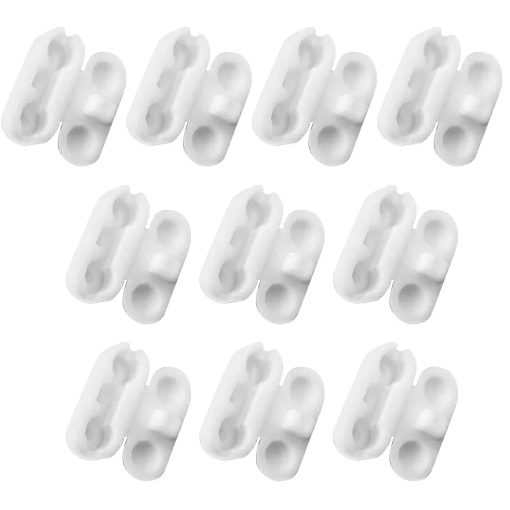 

10 Pcs Clips Ball Roller Blinds Curtain Vertical Replacement Connector Chain