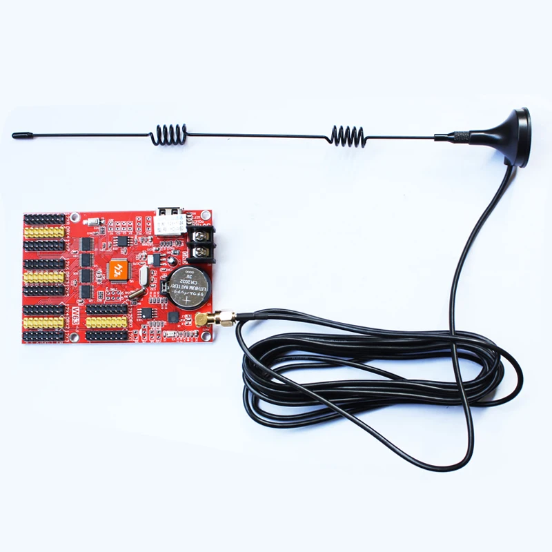 Беспроводной контроллер светодиодной видеопанели rgb huidu hd w63 led scoreboard|controller