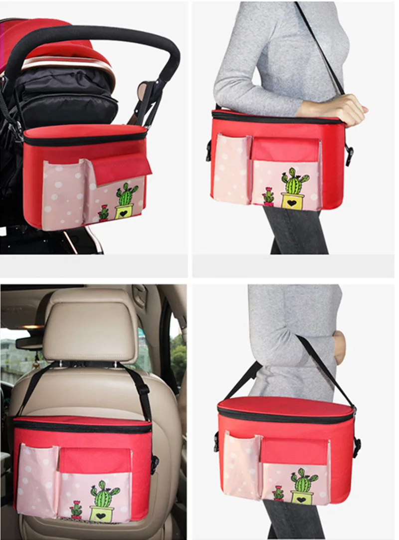 Коляска с водоотталкивающим покрытием сумка для подгузников для мам и дочек, органайзер для поездок производства оксфордская сумка для