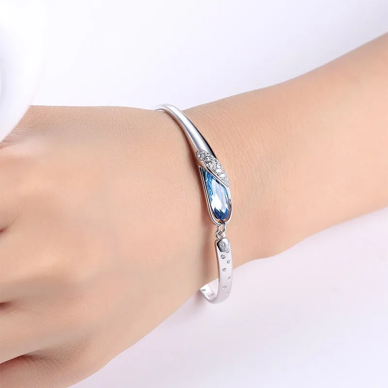 

Silver bracelets fashion jewelry bracelet smooth high shine skill solid ring for women Bracelet Upper Arm