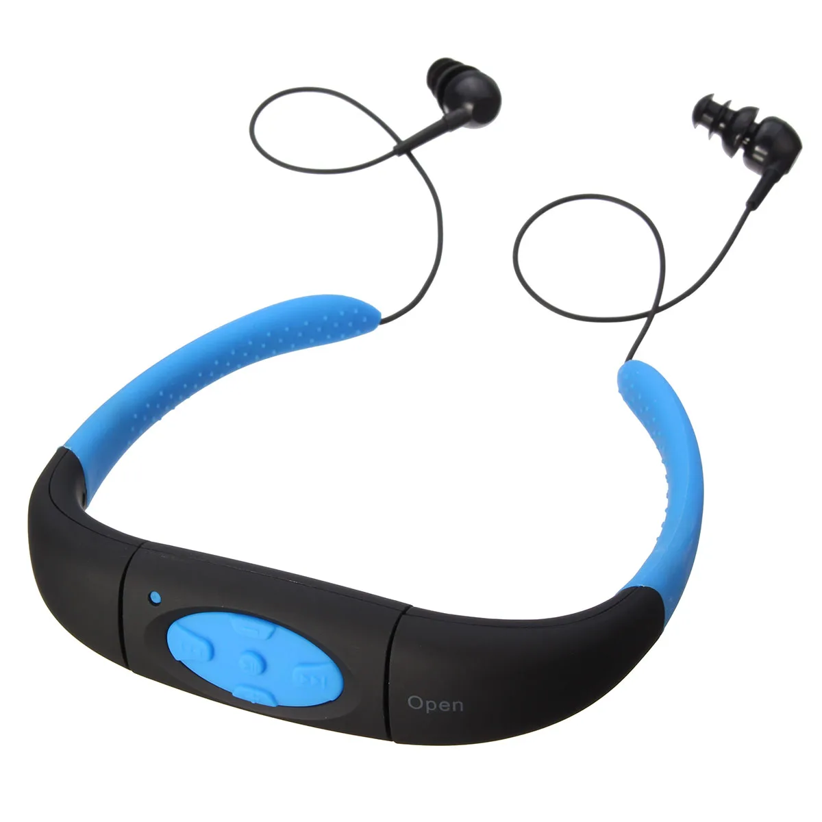 LEORY 4 ألوان IPX8 للماء MP3 لاعب سماعة سباحة التزحلق SPA الغوص الرياضة MP3 لاعب FM راديو بنيت في 4 GB الذاكرة