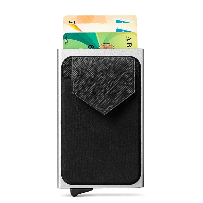 

2019 New RFID Card Cases PU Leather Credit Card Bag ID Card Holder Case Organizer Bank Card Wallets Dropshipping