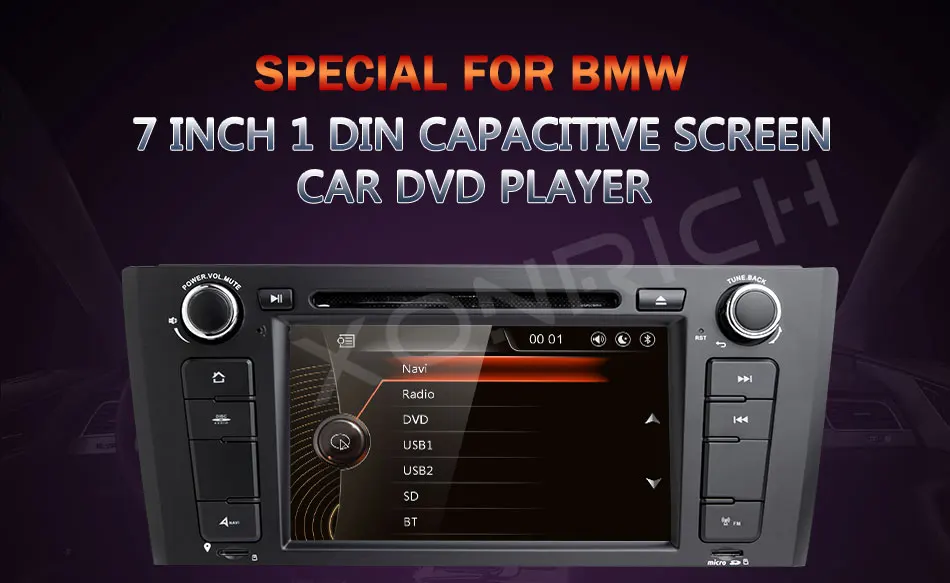 Xonrich Авторадио 1 Автомобильный dvd-плейер din для BMW E87 BMW 1 серия E88 E82 E81 I20 gps-навигация мультимедийное головное устройство стерео аудио