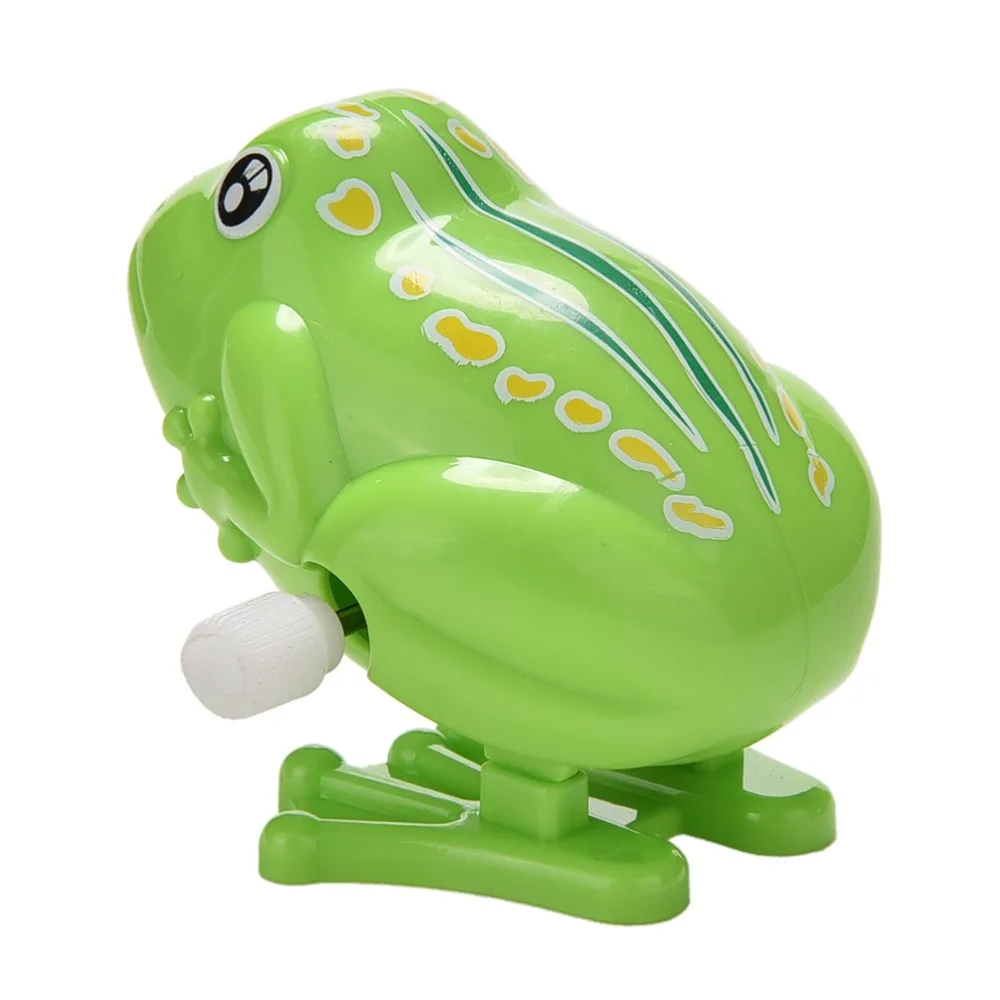 1Pcs Wind up Green Frog Toy Plastic Jumping Outdoor Animal Classic Educational Clockwork Kid Toys 1Pcs Wind up Green Frog Toy Plastic Jumping Outdoor Animal Classic Educational Clockwork Kid Toys