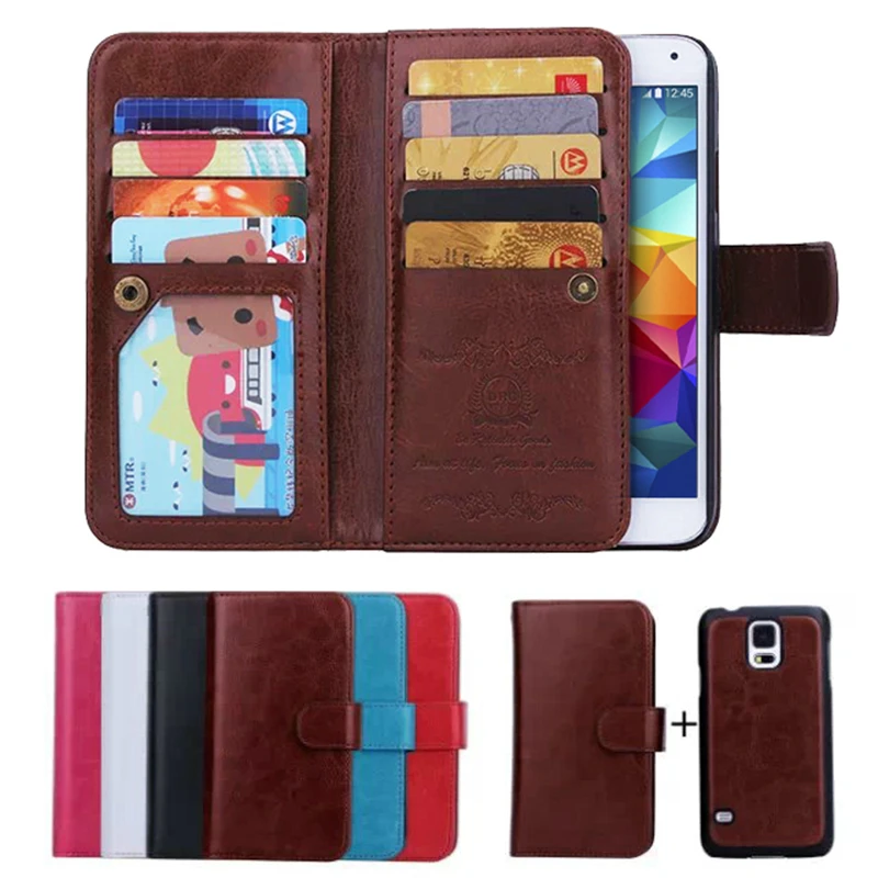

For Samsung Note 9 Case Multifunction Flip Wallet Leather Case For Samsung Galaxy S9 S8 Note 9 Case Magnetic 2 in 1 Detachable