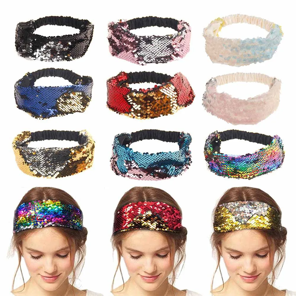 Women/'s Elastic Head Wrap Hair Accessories Jewelry Lace Headband Hair Band Wide