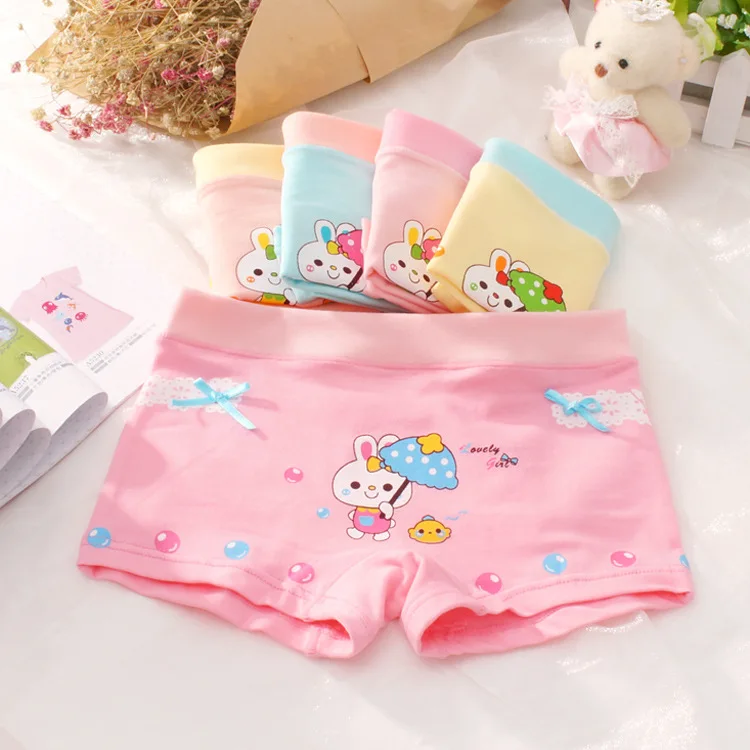 

children's girls panties cotton underwear female cartoon baby girls underwear rabbit briefs panties 2019 Tobani