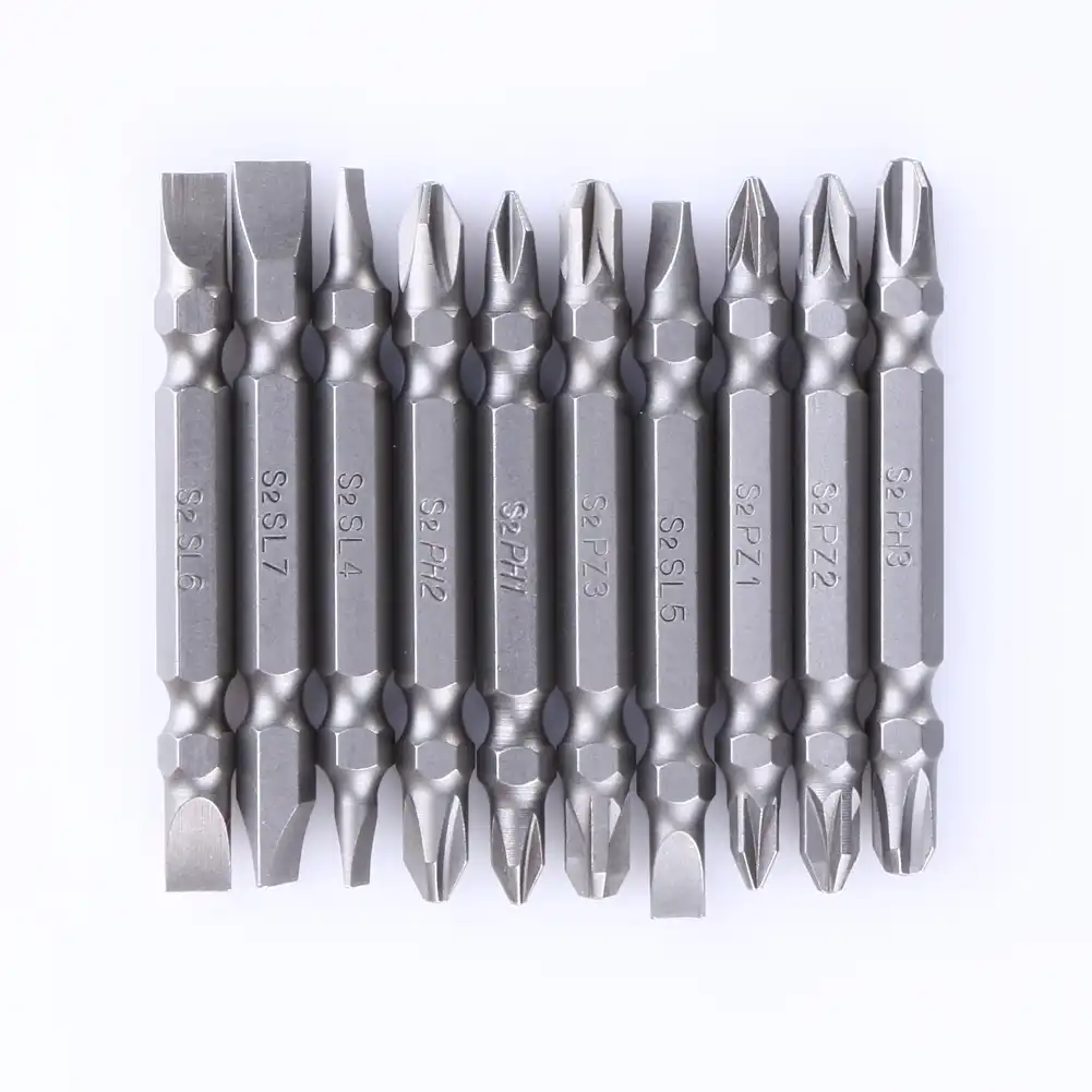 10 шт. 1/4 дюйма шестигранным хвостовиком Нескользящие электрическая отвертка бит