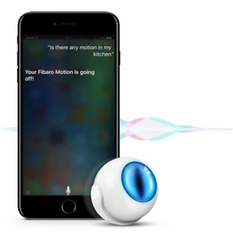 FIBARO датчик движения детектор сигнализации FGBHMS 001 Встроенный и температуры Apple