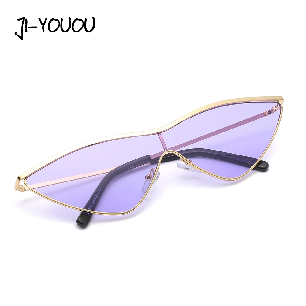 Очки солнцезащитные JIYOUOU UV400 женские брендовые очки кошачий глаз в стиле ретро