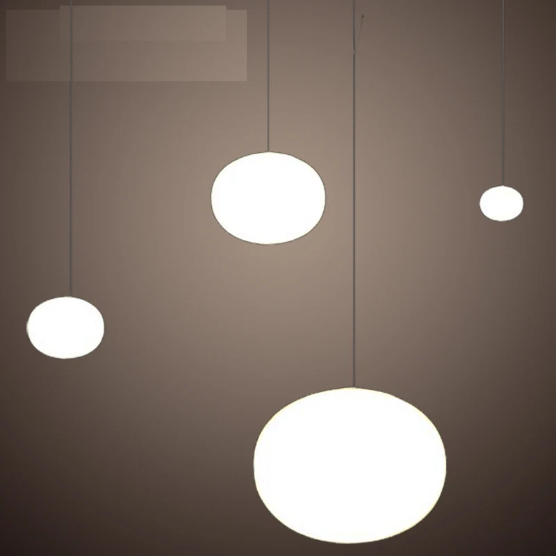 

Modern Minimalist Pendant Lights Milk White Glass Ball Pendant Lamps Restaurant/Bar Lamp Diameter 18/24/33/45cm