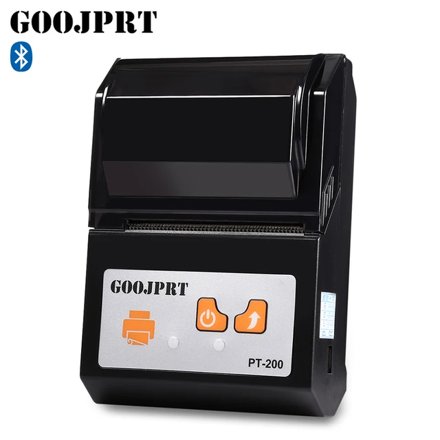 Special Price Original GOOJPRT PT - 200 58mm Bluetooth Thermal Printer Wireless for Portable Printing Machine Android iOS
