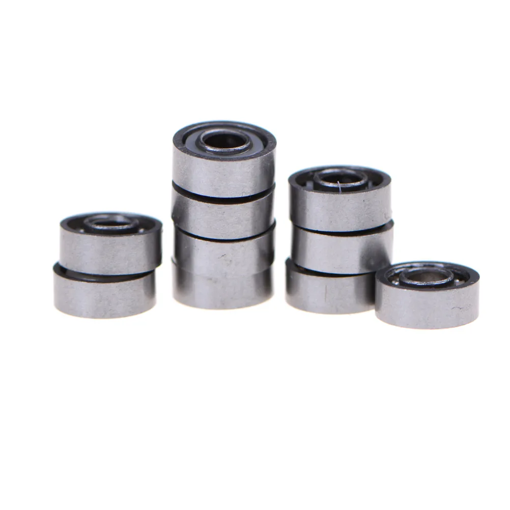 Orange 5x10x4mm Double Metal Rubber Sealed Ball Bearing 25PCS MR105RS