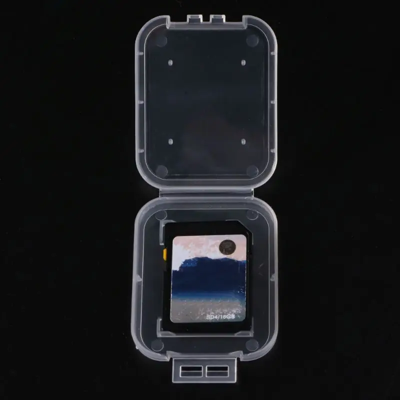 

10pcs Memory Card Case Plastic Storage Box Flash Memory SD Card Holder Protector Storage Box Cover