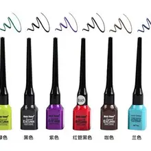 Макияж марки Music Flower Водонепроницаемый жидкости 5 видов цветов жидкая подводка для глаз мягкая губка для подводки для глаз 5g