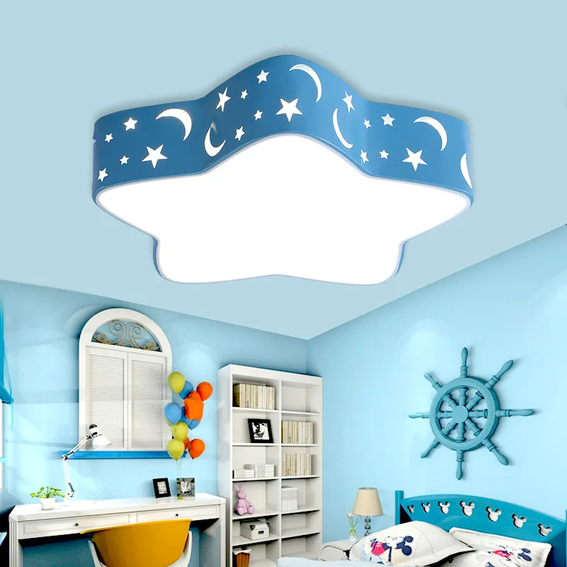 Modern Linear LED Ceiling Light Fashion Home Cartoon star children room